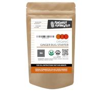 Freshly Fermented - Organic & Vegan Friendly Ginger Beer Starter Culture, Ginger Bug Style