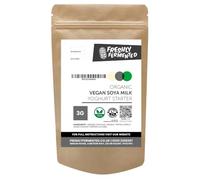 Freshly Fermented Vegan Soya Yoghurt Starter Culture | Certified Organic, Dairy Free, Plant Based | Make Probiotic Soy Yoghurt at Home | Reusable Heirloom Strain | UKAS Lab Tested UK