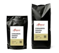 Freshly Roasted Hormozi Coffee - Cinnamon Danish Flavoured Decaf Coffee Beans 250g - Medium Roast