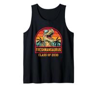 Freshmansaurus Class of 2030 Funny Freshman 2030 Tank Top