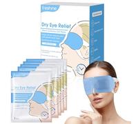 FRESHME Steam Heated Eye Mask - 10 Packs Self Heating Warm Compress for Dry Eyes, Sleeping Travel Essentials Disposable SPA Warming Eye Mask for Relieve Eye Fatigue Stress Dark Circles and Puffiness