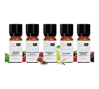 Freshskin Beauty LTD | Fragrance Oil Set - Christmas (5 x 10ml) - Candles, Bath Bombs, Soap Making, Reed Diffusers & Wax Melts - Cosmetic Grade - Vegan Friendly