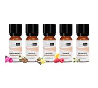 Freshskin Beauty LTD | Fragrance Oil Set - for Her Inspired (5 x 10ml) - Candles, Bath Bombs, Soap Making, Reed Diffusers & Wax Melts - Cosmetic Grade - Vegan Friendly