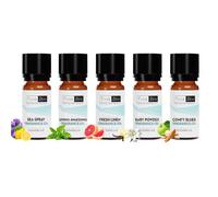 Freshskin Beauty LTD | Fragrance Oil Set - Fresh (5 x 10ml) - Candles, Bath Bombs, Soap Making, Reed Diffusers & Wax Melts - Cosmetic Grade - Vegan Friendly
