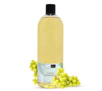 Freshskin Beauty LTD | Grapeseed Oil 1 Litre 100% Pure & Natural Cold Pressed Carrier Oil - Ideal for Hair, Skin, Massage, Face, Beard and Aromatherapy (1000ml)