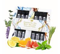 Freshskin Beauty LTD | Pure Essential Oil Gift Set - Best Sellers Collection 12 x 10ml - Perfect for Diffusers, Aromatherapy, Humidifiers, Candles, Bath Bombs - Ideal Gift for Friends - Vegan Friendly