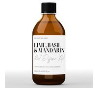 Freshskin Reed Diffuser Refill Oil - Lime, Basil & Mandarin 250ml | Vegan-friendly formula in a glass bottle delivers a rich, complex, long-lasting scented fragrance perfect for any room.