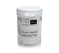Freshskin Shea Butter 100g - Certified Organic & 100% Pure | Unrefined, cold pressed, raw & natural body butter. Deeply moisturising for dry skin, hair, DIY lip balms & lotions.