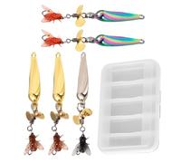 Freshwater Baits | High Vibration Bait, Rotating Bait for Brackish Water Trout Fish Cat, Ice Trolling Hiking Camping
