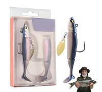 Freshwater Bass Lures - Lake Trout Lures - Sea Fishing Tackle Outdoor Equipment Biomimetic Crankbaits Lures for Rivers, Tanks and Coastal