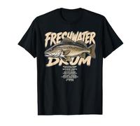 Freshwater Drum Scientific Facts Fish Angler Graphic Zoo Value Graphic T-Shirt