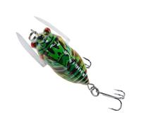 Freshwater Fishing Baits | Lifelike Artificial Baits for Edge, Trout and Perch | Cicada Shape Floating Bait for Swimming for Sport Fishing