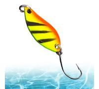 Freshwater Fishing Lure - Glittering River Bait Made of Metal, Stainless Steel Sinking Hook Jig Accessories for Freshwater Bass Catching in Rivers Lakes and Night