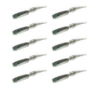 Freshwater Fishing Lures - 10 Pieces Soft Baits - Artificial Swimming Lures for Fishing | for Trout Catfish Marigane Saltwater and Fresh Water Ice Shore Camping Night Pond Kayak Outdoor