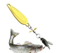 Freshwater Fishing Lures | Metal Fishing Bait with Propeller for Saltwater,Lightweight Fly Fishing Accessories For Trout Sea Catfish Bass Beginners And Amateurs Saltwater Rivers And Kay