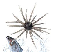 Freshwater Fishing Lures | Saltwater Sea Urchin Bait | Soft Artificial Sea Urchin Lures for River, Trout, Salt, Catfish, Lake, and Shore Fishing