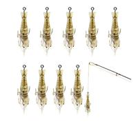 Freshwater Fishing Lures Set - 10 Soft Bionic Baits Realistic Design Shrimp Swimmers No Hook | Versatile Fishing Set for Bass Trout Pike Zander Ea