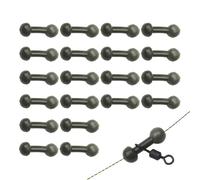 Freshwater Hare Beads | 20 Pieces Lures Pearls | Rubber Tackle Bait Beads for Perch Trout Salmon