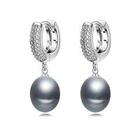 Freshwater Pearl Women Fine Jewelry for Girls Natural Pearls White Wedding Earrings