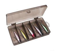 Freshwater Saltwater Minnow Lures 5pcs for Bass Trout | 58mm length, 5.1g weight, sinking action, 3D realistic eyes, ideal for bass and trout targeting