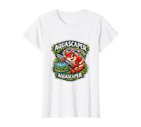 Freshwater Shrimp Aquascaper Gift Value Graphic T-Shirt, Women, White, M