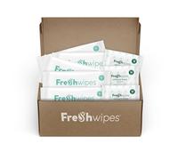 FreshWipes Antibacterial Body & Intimate Wipes Bundle - 5 Packs Unscented Body Wipes & 3 Packs Intimate Wipes - Biodegradable Wet Wipes - Dermatologically Tested, Suitable for Elderly & Disabled