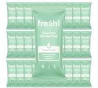 FreshWipes Ocean Fresh Shampoo Cap Pack of 30 - No Rinse for Elderly or Disabled - Cleanses & Conditions For No Shower Access, Camping & Festival Use - Dermatologically Tested