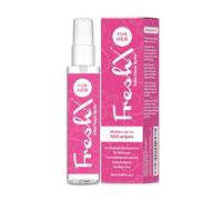 FreshX for HER Toilet Paper Spray | Gynecologically Approved | Feminine pH Intimate Wet Wipe Alternative |Turns Toilet Roll into 100 Flushable Wipes | Better than Gel | Rosewater & Geranium Scent