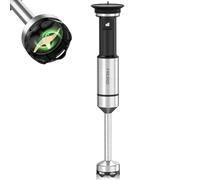 FRESKO Hand Blender 1000W, Stainless Steel Blending Shaft with Protective Cover for Cookware, Variable Speed Control, Stick Blender for Baby Food, Soup, Smoothies, Purée, Sauce, Black
