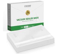 FRESKO Vacuum Sealer Bags 20x30cm 50 Count,Textured Vacuum Food Sealer Bag,Thick Embossed PreCut Bags | BPA Free | for Sous Vide Cooking and Food Storage Withstands Freezing, Boiling and Microwaving