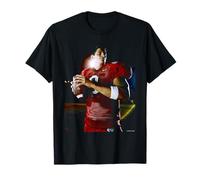 Fresno Bulldogs David Carr Quarterback NFL Michael Grecco T-Shirt