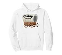 Fresno California Covered Wagon for Men Women. Pullover Hoodie
