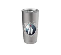 Fresno Nightcrawler Alien Cryptid Our Love is Unbelievable Stainless Steel Insulated Tumbler