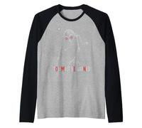 Fresno Nightcrawler You Must Be Warned Omen Warning Raglan Baseball Tee