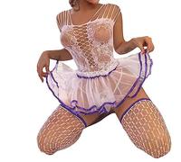 FRESQA Sexy Woman See-through White Wedding Dress Bride Roleplay Costume Ladies Hot Sexy Lingerie Schoolgirl Cosplay Set Erotic Pajamas