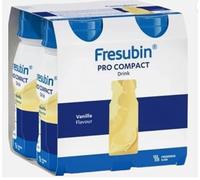 FRESUBIN PRO COMPACT -4X125ML | for Special dietary Management | 18g protein per 125ml (4x125ml, Vanilla)