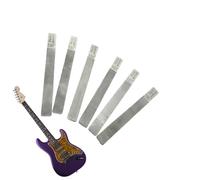 Fret File, 6-Piece Tool for Leveling the Edges, Tools for Guitar Frets, for Bass Repair on Fretboards and String Instruments for Music Students and Musicians