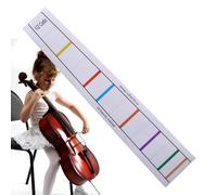 Fret Fingerboard Sticker, Adhesive Fret Board Label Finger Sticker for