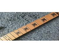 Fret Markers Dagger Hanneman Sticker Inlay Vinyl Guitar & Bass Black