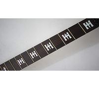 Fret Markers Dagger Hanneman Sticker Inlay Vinyl Guitar & Bass white