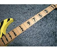 Fret Markers Numbers Jason B. Stickers Inlays Vinyl Guitar & Bass Stickers Guitar Black