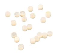 Fretboard Inlay Dots, Easy To Install 20Pcs Guitar Inlay Dots Markers Pleasing Touch Rounded for Fingerboard for Guitarists (GF65 White Shell)