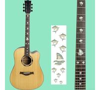 Fretboard Neck Stickers with 5 Style Options for Guitar, Ukulele, and Bass, Suitable for 38/40/41/42 Inch Guitar Neck and 26 Inch Ukulele, Ultra Thin Material (C)