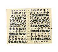 Fretboard Note Decals Guitar Scale Sticker, Guitar Fretboard Stickers, for Beginner Practice
