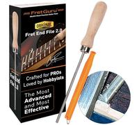FretGuru Ultimate Fret End File 2 - Fix Sharp Fret Ends, Fret Sprout, Fret End Dressing File Pro Luthier Tool Guitar Tech [FINALLY AVAILABLE AGAIN - ADVANCED NEW DESIGN SHIPPING NOW]