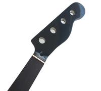 Fretless Maple 20Fret 4string Bass Guitar Neck Rosewood Fingerboard Black Gloss