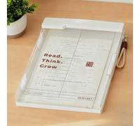 FRETONBA Clipboard with Storage, Large Capacity Multi-Functional Clipboard A4, Thickened ABS Material Waterproof Waterproof Clip Board A4 for Study Work Clip Boards, White