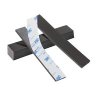 FRETONBA Magnetic Strips Self Adhesive Strong, 4mm Cuttable Magnet Sheet, 8 Pcs Magnetic Adhesive Tape, Magnets with 3M Strong Adhesive Backing, Curtain Magnets, Self Adhesive Magnets