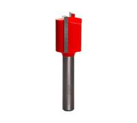 Freud 04-136: 5/8" (dia.) Double Flute Straight Bit with 1/4" shank, 2-1/8" overall length Red