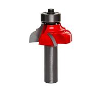 Freud 1-3/8" Quadra-Cut Classical Cove & Round Router Bit with Tico Hi-Density Carbide for Maximum Performance - Ideal for Decorative Edge Routing, 1-3/8" Diameter, 1/2" Shank, 4 Cutters - 38-614
